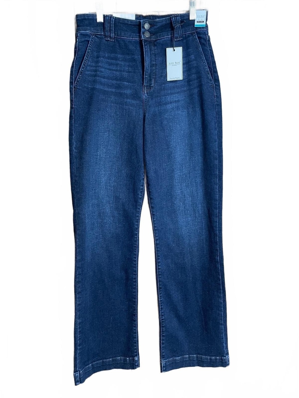 Judy Blue NWT wide leg denim jean trousers size 9